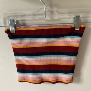 Hollister stripe tube top